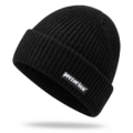 Pretorian "Ribbed Logo 3D" Winter Hat - Black