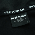 Polyester sweatshirt Pretorian "Line" - black