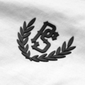 Koszulka polo Pretorian Line "PS 3D black" - biała