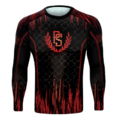 Rashguard longsleeve Pretorian "Red Splash"