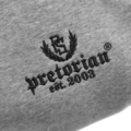 Spodnie dresowe Pretorian "Pretorian est. 2003" szare - ściągacz