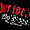 Hoodie Pretorian "Strength" - black