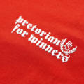 Koszulka Pretorian Ringer "For Winners" 3D - czerwona