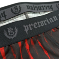 Vale Tudo Shorts Pretorian "Red Splash" black