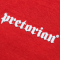 Koszulka Pretorian Ringer "Logo" 3D - czerwona