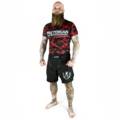 Rashguard short sleeve Pretorian "Red Camo"