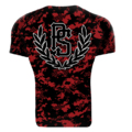 Rashguard short sleeve Pretorian "Red Camo"