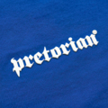 Koszulka polo Pretorian Line "Logo 3D white" - niebieska