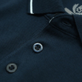 Koszulka polo Pretorian Line "P" 3D - granatowa