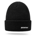 Pretorian "Ribbed Logo 3D" Winter Hat - Black