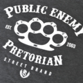 Bluza raglanowa Pretorian "Public Enemy" - grafitowa