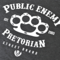 Raglan sweatshirt Pretorian "Public Enemy" - graphite