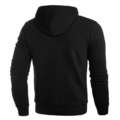 Bluza z kapturem Pretorian "PS 3D white" - czarna