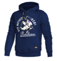 Hoodie Pretorian "Run motherf*:)ker!" - navy blue