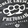 Bluza raglanowa Pretorian "Public Enemy" - grafitowa