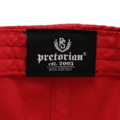 Czapka z daszkiem Pretorian "Logo Black" - czerwona