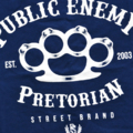 T-shirt Pretorian "Public Enemy" - navy blue